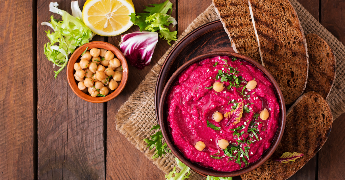 Beetroot and Hummus Dip